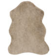 KUNSTFELL 90/110 cm Big Luna - Taupe, Trend, Fell/Textil (90/110cm) - Novel
