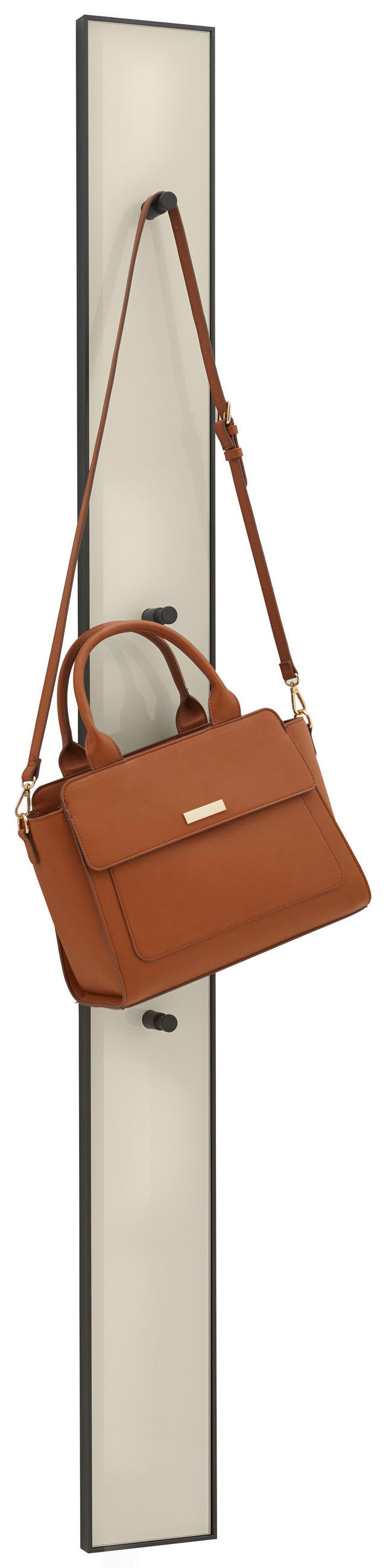 Thumbnail - Dieter Knoll Garderobenpaneel, Anthrazit, Sahara, Glas, Holzwerkstoff, 16x170x7 cm, Made in Germany, Aufhängemöglichkeit...