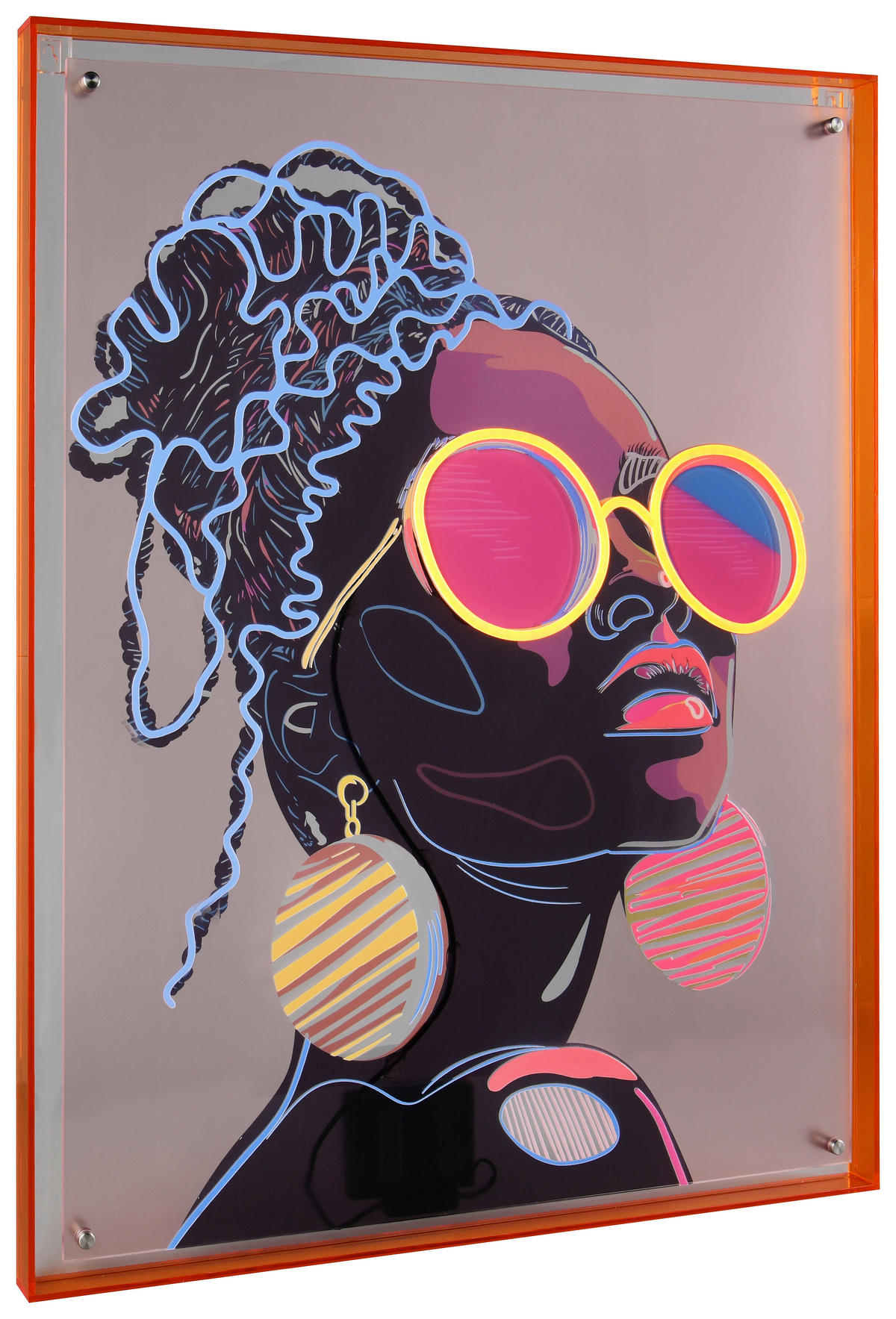 ACRYLGLASBILD 65/85,4/1,5 cm  - Multicolor/Braun, Design, Kunststoff (65/85,4/1,5cm)