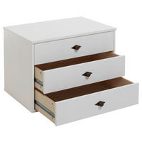 SCHUBKASTENEINSATZ  - Weiß, ROMANTIK / LANDHAUS, Holz (66/50/45cm) - Boxxx