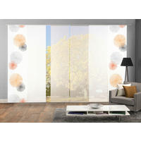 FLÄCHENVORHANG RAWLINS, 6-TLG. in Orange blickdicht  - Orange, Basics, Textil (60/245cm)