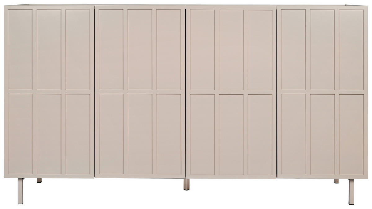 SIDEBOARD Velin  in 160/89/40 cm  - Braun, Design, Holzwerkstoff/Metall (160/89/40cm) - Livetastic