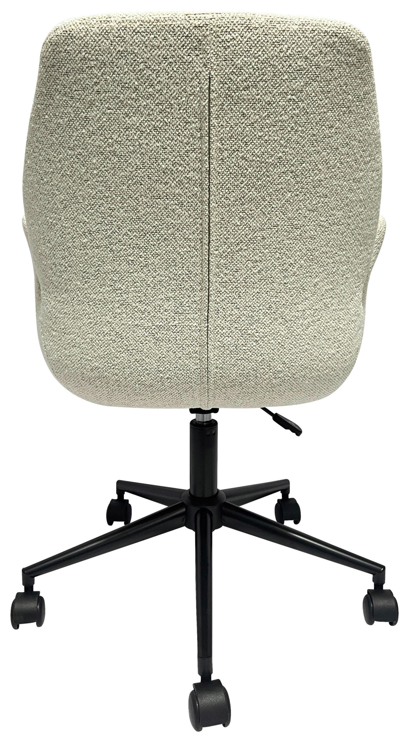 DREHSTUHL Webstoff Schwarz, Beige  - Beige/Schwarz, Design, Kunststoff/Textil (60/86-96/59cm) - Novel