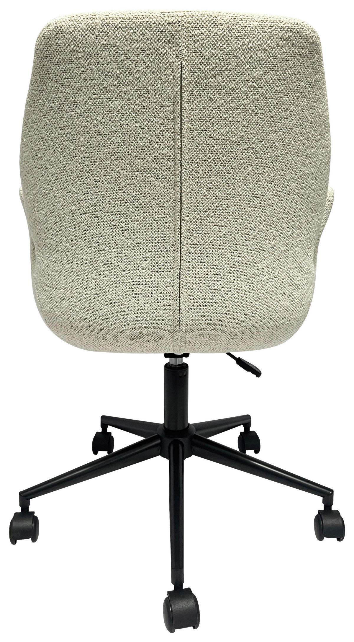 DREHSTUHL Webstoff Schwarz, Beige  - Beige/Schwarz, Design, Kunststoff/Textil (60/86-96/59cm) - Novel