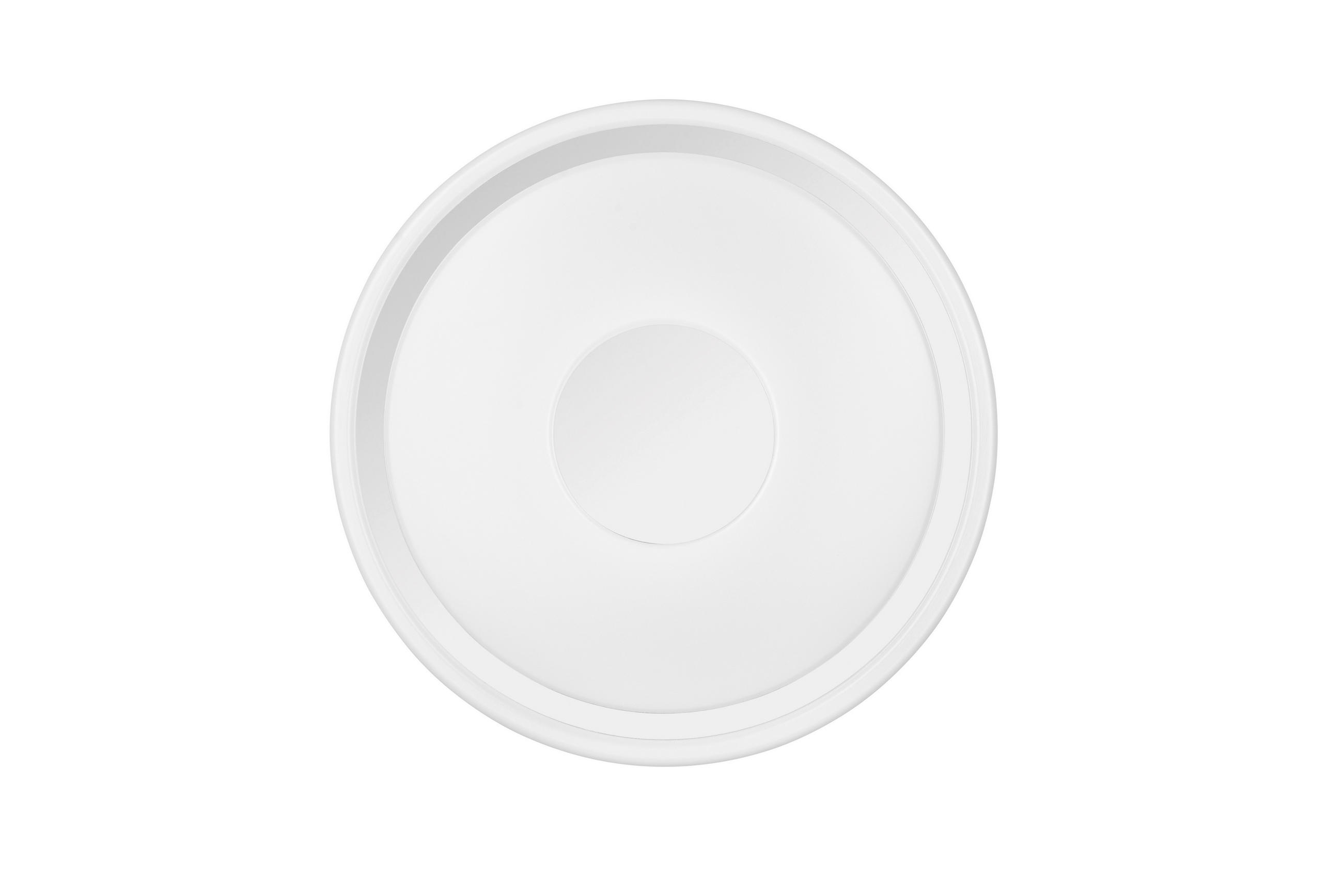 LED-DECKENLEUCHTE BUNDA 33/5 cm   - Chromfarben/Weiß, KONVENTIONELL, Kunststoff (33/5cm)