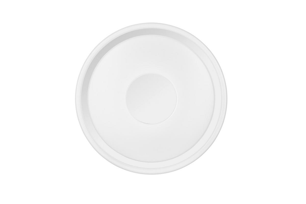 LED-DECKENLEUCHTE BUNDA 33/5 cm   - Chromfarben/Weiß, KONVENTIONELL, Kunststoff (33/5cm)