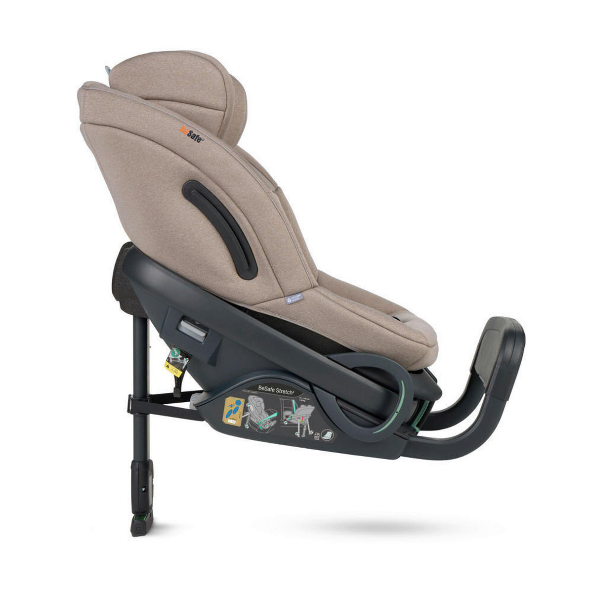 AUTO-SEDIŠTE ZA BEBE  Stretch²  - bežbraon, Osnovno, tekstil/plastika (79/44/60cm) - Besafe