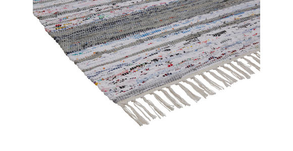 FLECKERLTEPPICH 60/120 cm Stella Grau, Weiß - Weiß/Grau, KONVENTIONELL, Textil (60/120cm) - Novel
