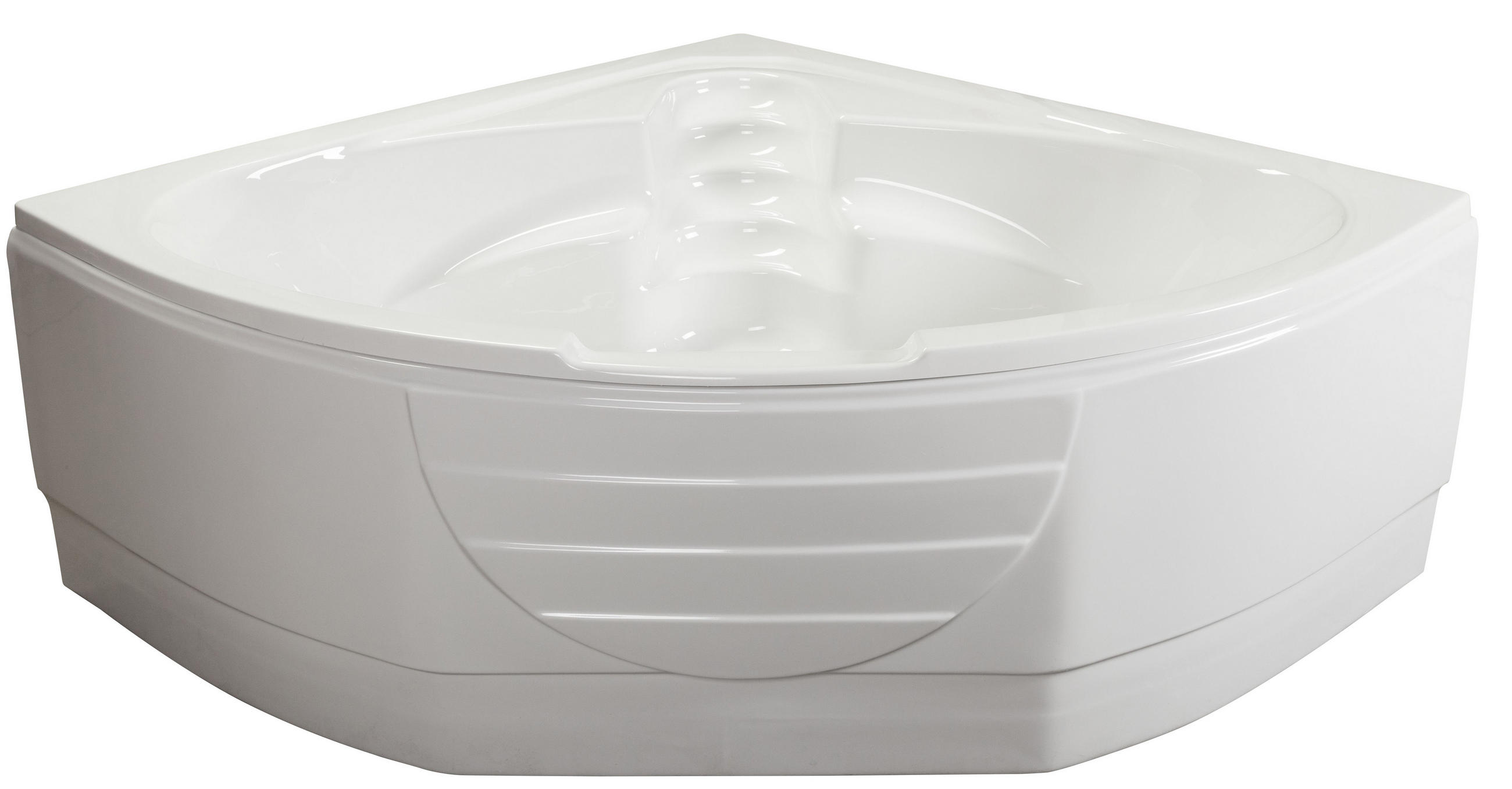 BADEWANNE Wandmontage  150/150/47,5 cm  - Weiß, KONVENTIONELL, Kunststoff (150/150/47,5cm)