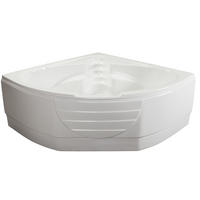 BADEWANNE Wandmontage  150/150/47,5 cm  - Weiß, KONVENTIONELL, Kunststoff (150/150/47,5cm)