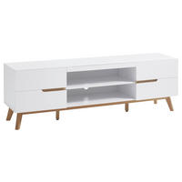LOWBOARD Cervo  in 169/56/40 cm  - Eichefarben/Weiß, Design, Holz/Holzwerkstoff (169/56/40cm)