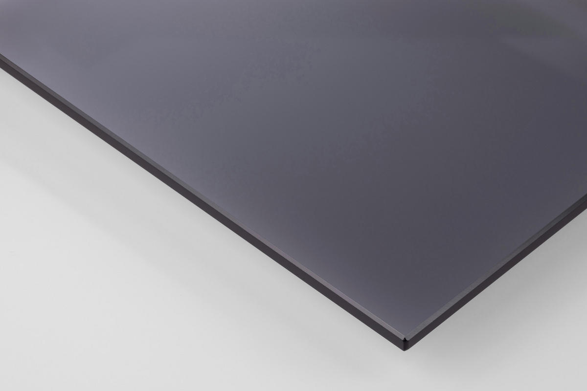 SOFFBORD i glas 80/80/40 cm  - grå, Design, glas (80/80/40cm) - MID.YOU