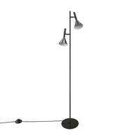 STEHLEUCHTE Kelvis 151/25/37 cm  - Schwarz, Design, Metall (151/25/37cm) - Nordlux
