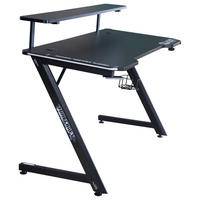 GAMINGTISCH 120/60/89,5 cm  in Schwarz  - Schwarz, MODERN, Holzwerkstoff/Metall (120/60/89,5cm) - Minecraft