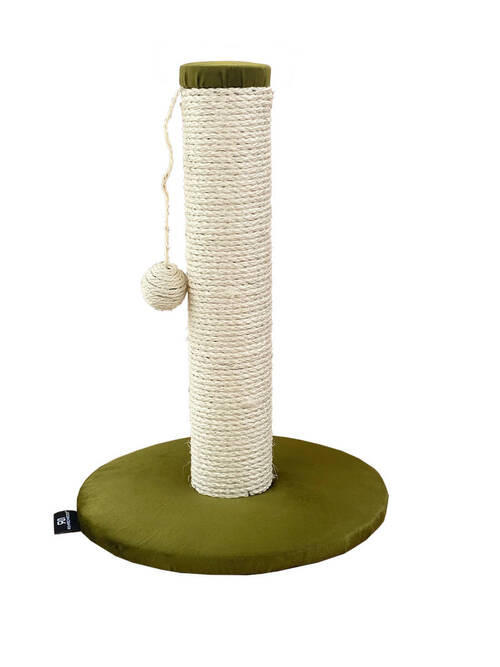 KRATZBAUM - Olivgrün, Holzwerkstoff/Textil (30/30/45cm)