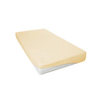 SPANNBETTTUCH Frottee  - Hellgelb, Basics, Textil (100/200cm)