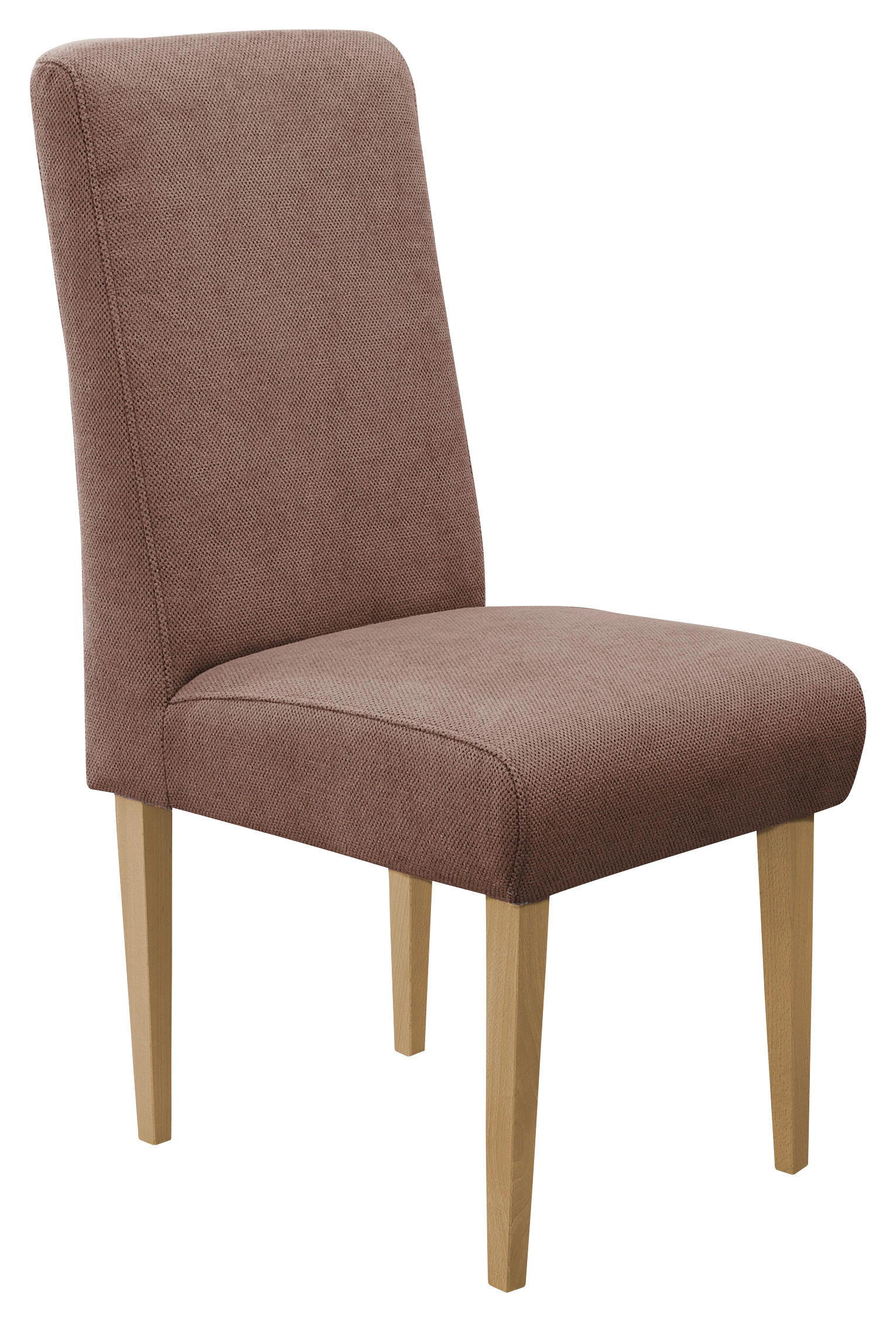 STUHL Flachgewebe Braun  - Eichefarben/Braun, KONVENTIONELL, Holz/Textil (48/103/62cm) - Sit & More