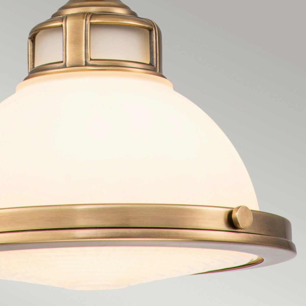 HÄNGELEUCHTE 29.2/31.8  cm    - Messingfarben, Konventionell, Glas/Metall (29.2/31.8 cm) - Elstead Lighting