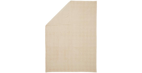 DECKE 150/200 cm  - Beige, Basics, Textil (150/200cm) - Novel