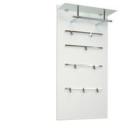 GARDEROBENPANEEL  in  - Weiß, Design, Glas/Holzwerkstoff (26/60/120cm) - MID.YOU