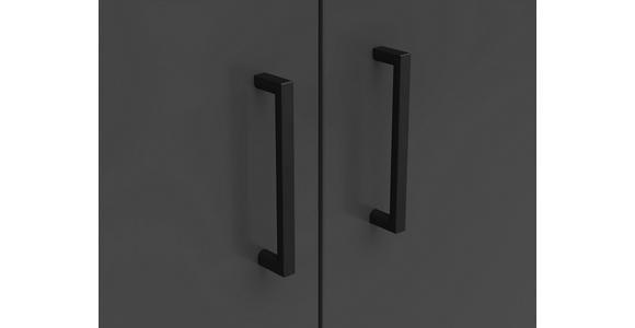 KOMMODE in 80/83/40 cm - Anthrazit/Schwarz, MODERN, Holzwerkstoff/Kunststoff (80/83/40cm) - Carryhome