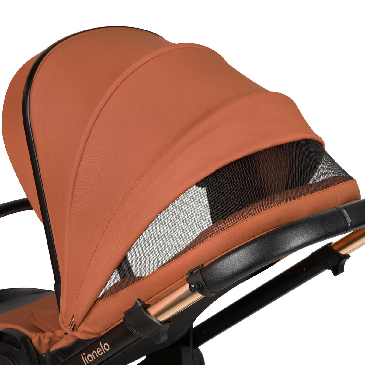 KINDERWAGENSET  LO-Layla 3in1  Brown Rust  - Cognac, Basics (94/62/115cm) - Lionelo