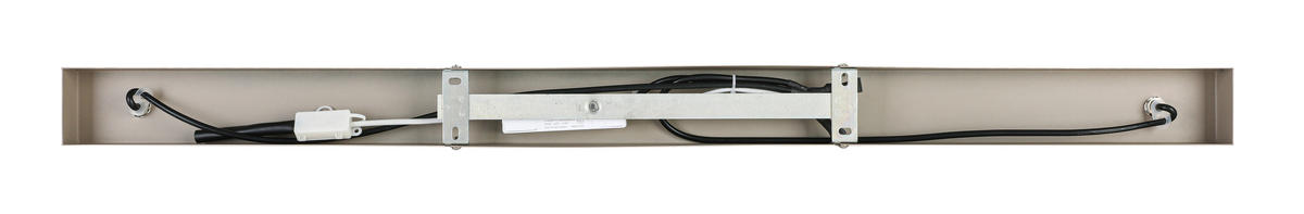 HÄNGELEUCHTE 110/30/120 cm  - Sandfarben/Weiß, Trend, Kunststoff/Metall (110/30/120cm) - Collett's Monde