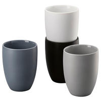 TASSENSET 4-teilig  - Blau/Schwarz, Basics, Keramik (8/11cm) - Rosenthal