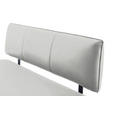 SITZBANK 140/86/60 cm  in Creme, Schwarz  - Creme/Schwarz, MODERN, Textil/Metall (140/86/60cm) - Cantus