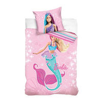 OTROŠKA POSTELJNINA 135/200 cm tkanina pink  - pink, Konvencionalno, tekstil (135/200cm) - Barbie