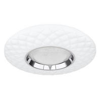 PLAFONIERĂ CU LED - alb/opal, Design, plastic/metal (49/6.8cm) - Novel