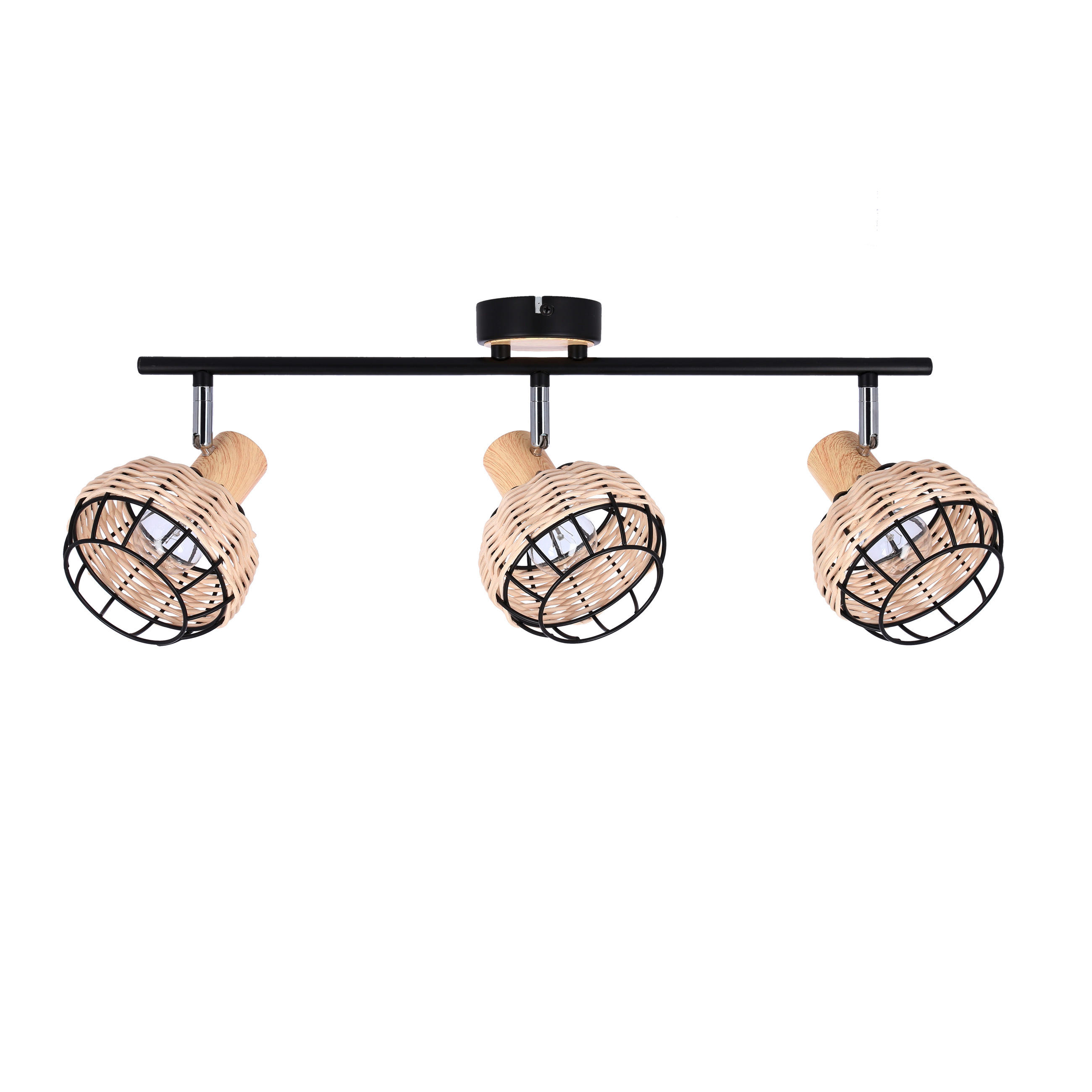 STRAHLER Tajga 64/12/18 cm   - Schwarz, Natur, Holz/Metall (64/12/18cm)