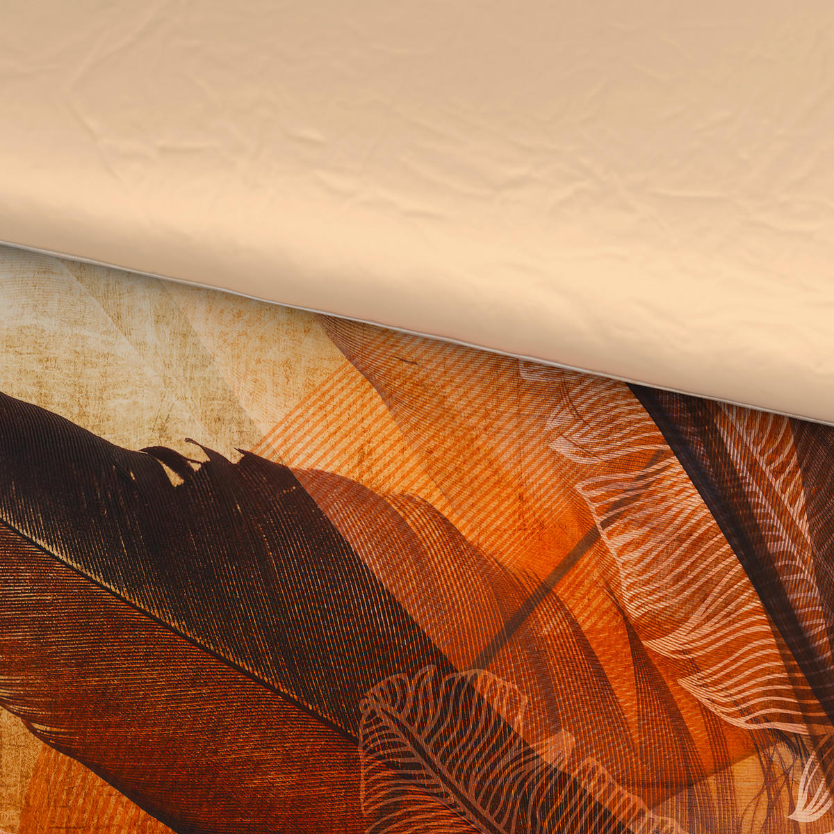BETTWÄSCHE TANJA Satin 140/200 cm  - Beige, KONVENTIONELL, Textil (140/200cm) - Esposa