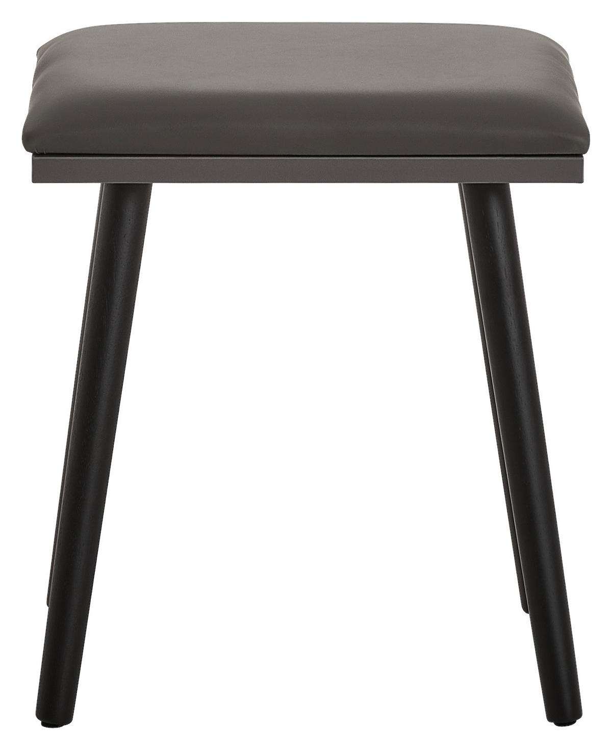 SCHMINKTISCH Kiefer massiv Grau, Schwarz, Weiß  - Schwarz/Weiß, LIFESTYLE, Glas/Holz (60/82/42cm) - MID.YOU
