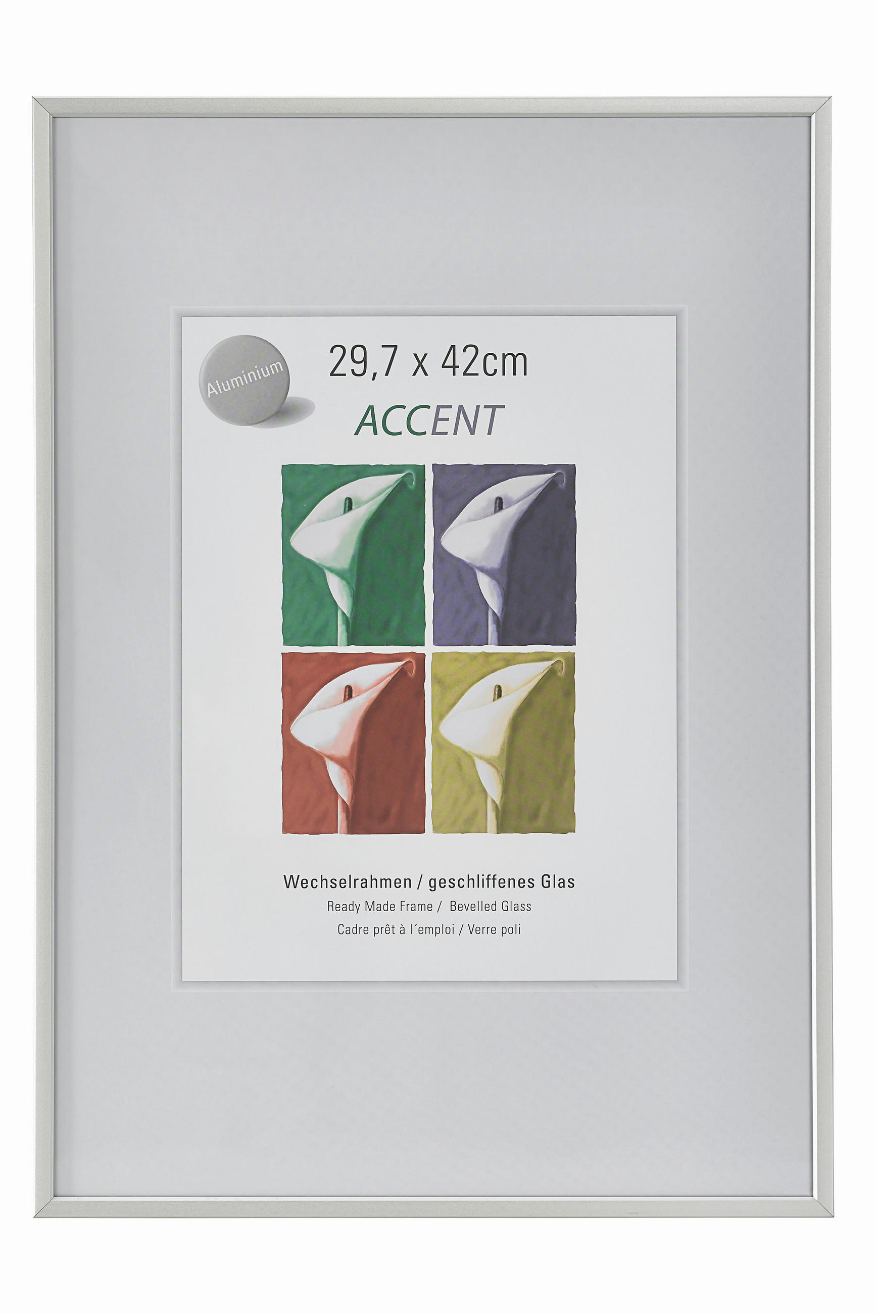 BILDERRAHMEN - Silberfarben, Basics, Metall (29.7/42cm) - Nielsen