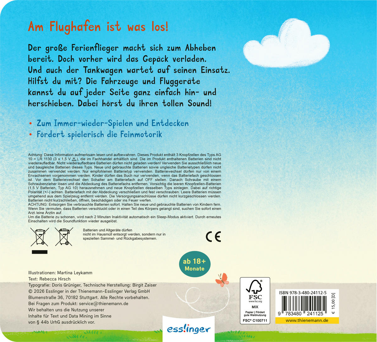 BUCH Fahr mit am Flughafen  - Multicolor, Basics, Papier (21,5/19,5/2,2cm)