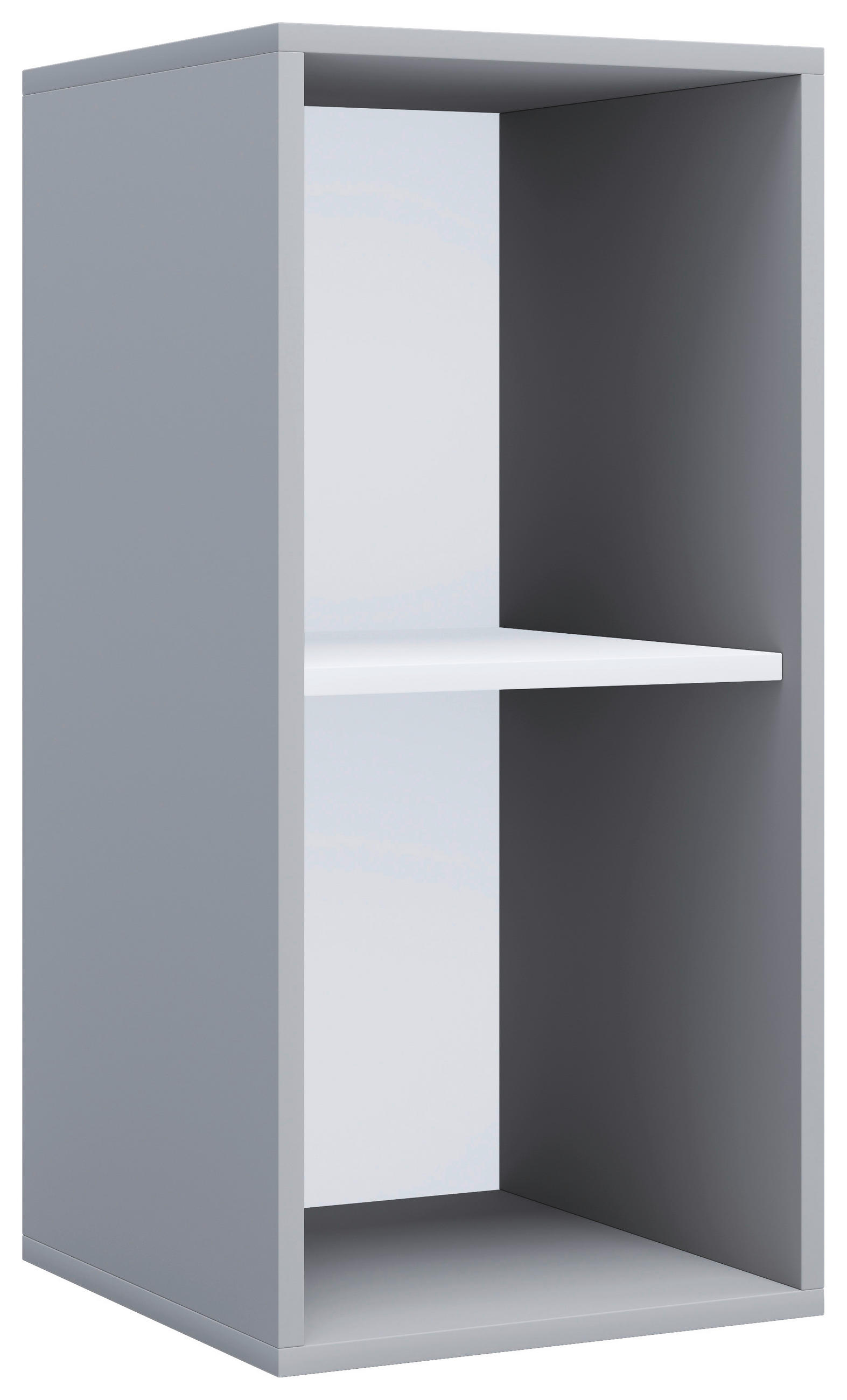 AKTENREGAL Grau  - Grau, MODERN, Holzwerkstoff (35/74/37cm) - P & B