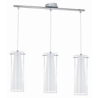 ZÁVESNÉ SVIETIDLO, 72,5/110 cm  - chrómová, Basics, kov/sklo (72,5/110cm) - Eglo