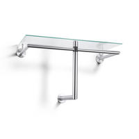 WANDGARDEROBE  in Edelstahlfarben  - Edelstahlfarben, Design, Metall (67/36/30cm) - Zack