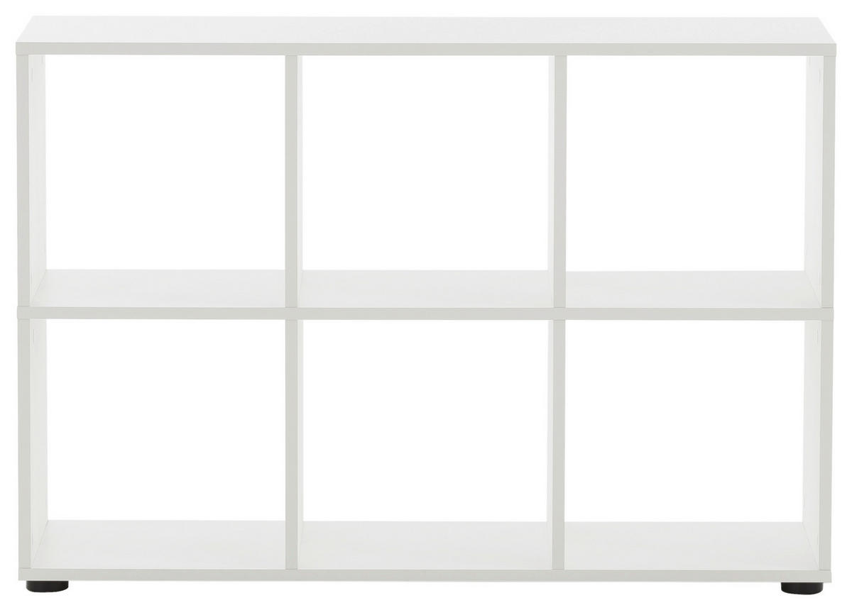 SCHREIBTISCH  in Weiß  - Weiß, MODERN, Holzwerkstoff (150/73,6/121,6cm) - MID.YOU