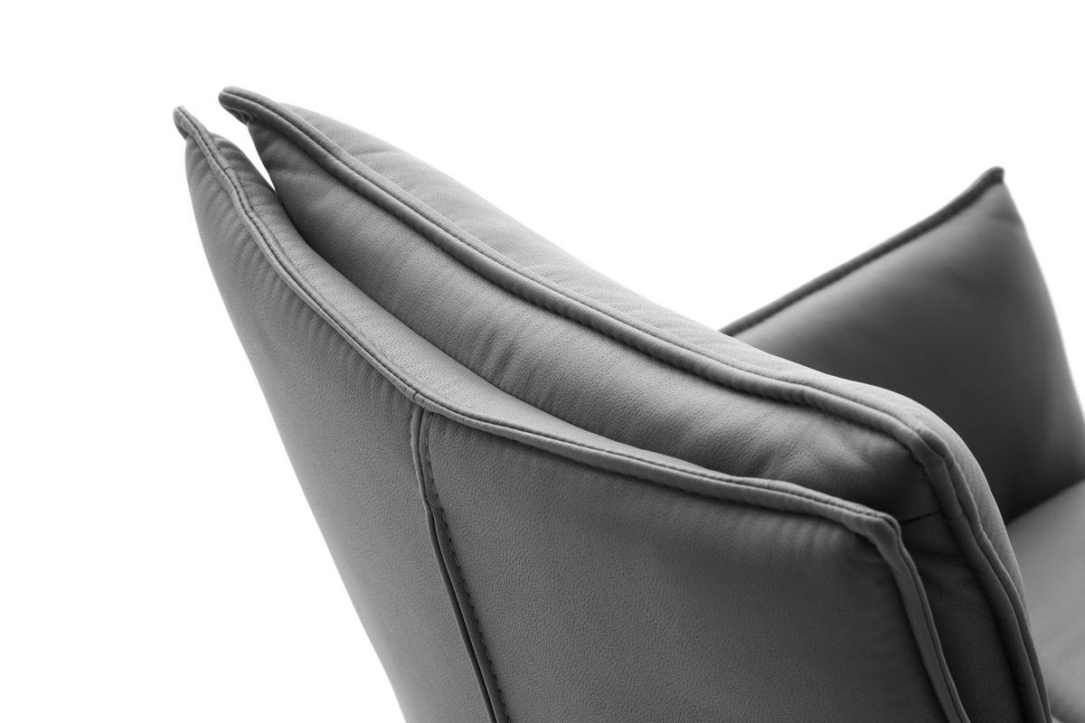 STOLICA SA RUKONASLONOM  antracit, crna       - crna/antracit, Dizajnerski, metal/tekstil (60/90/65cm) - Novel