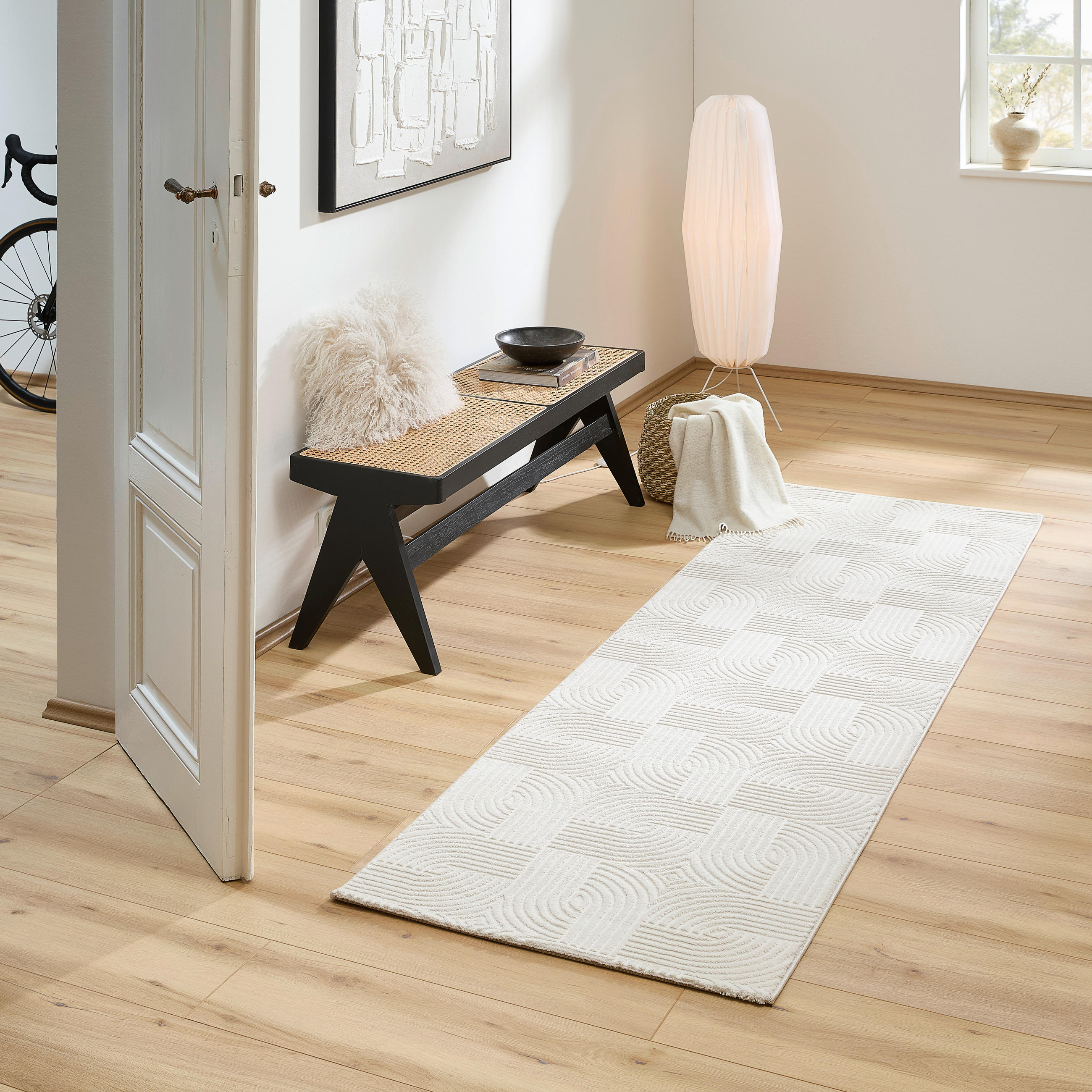 LÄUFER 80/250 cm Sahara  - Creme, Design, Textil (80/250cm) - Novel