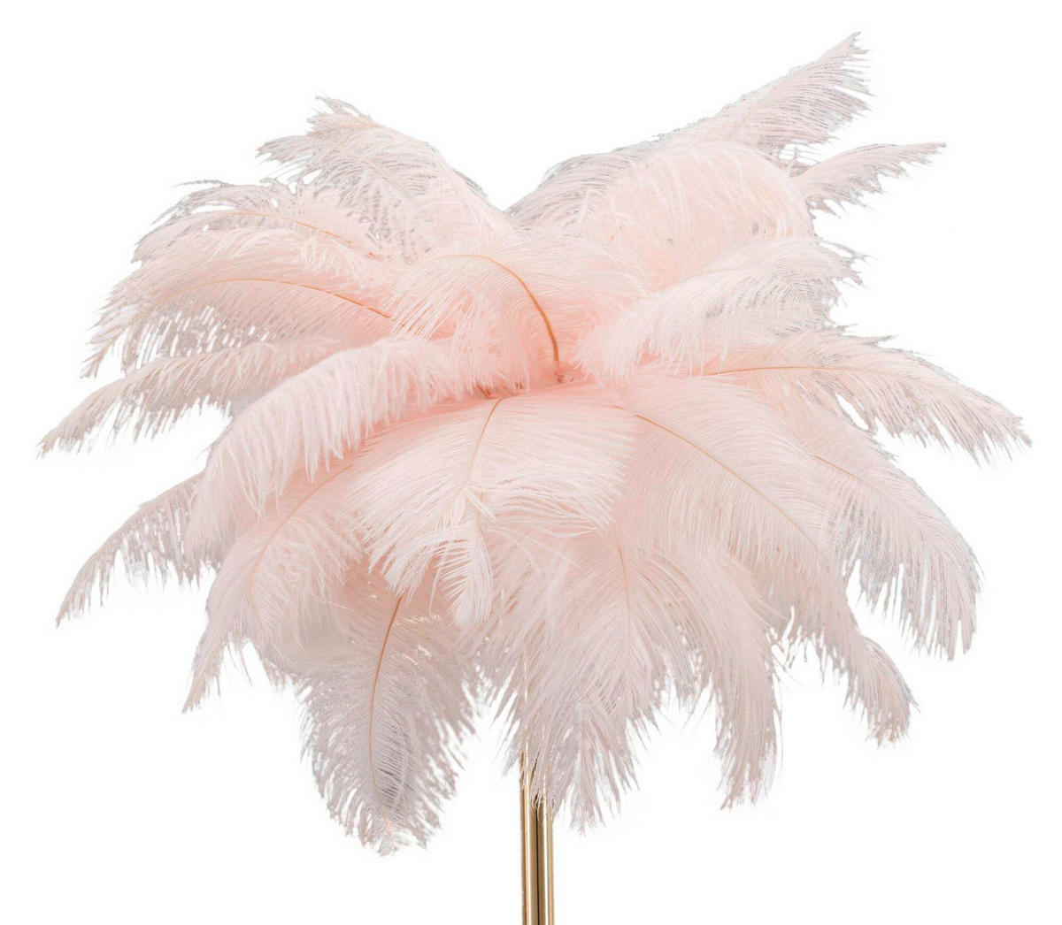 TISCHLEUCHTE - Pink/Goldfarben, Basics, Kunststoff/Metall (40/55/40cm)