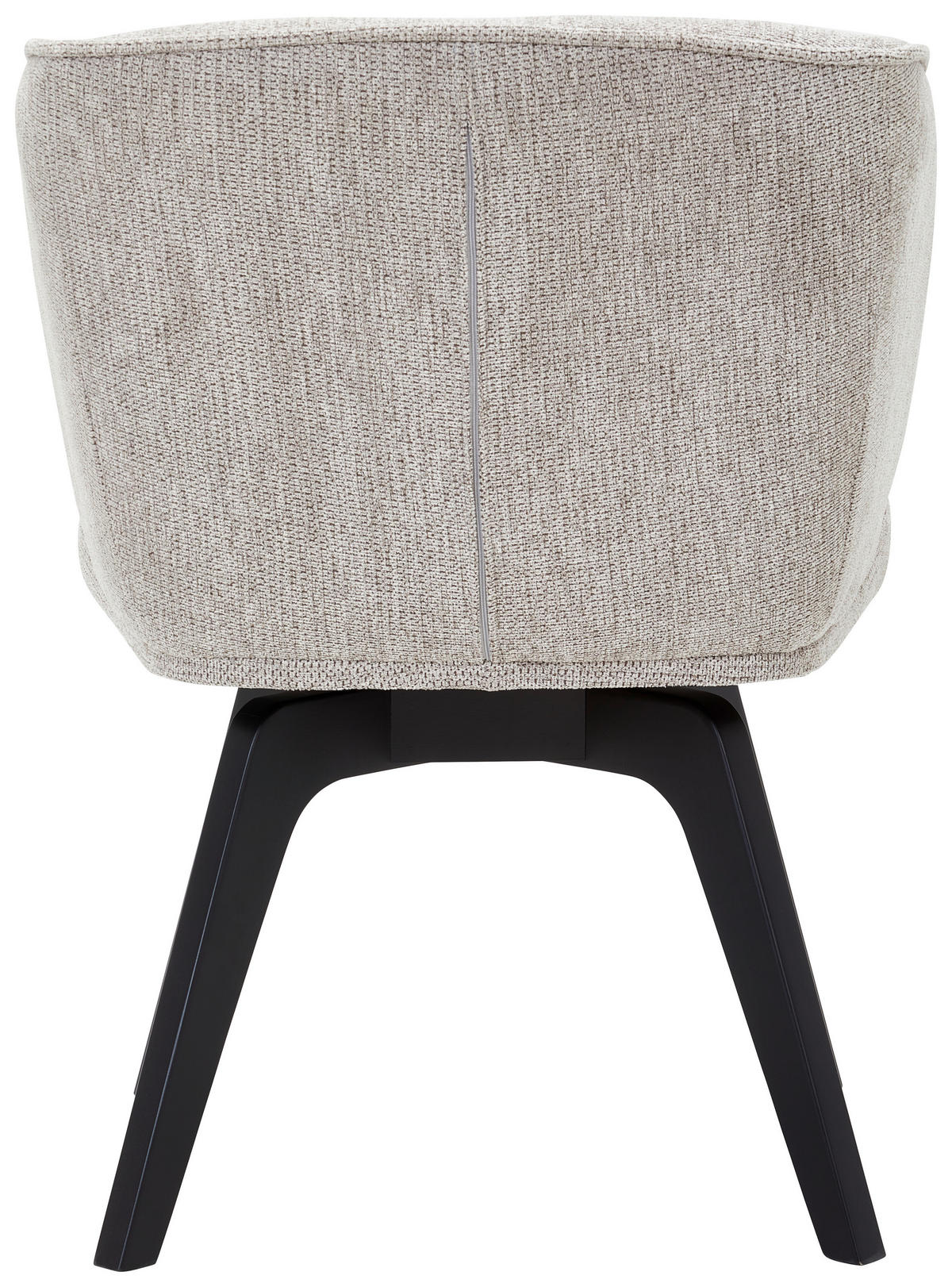 ARMLEHNSTUHL  in Webstoff  - Schwarz/Cappuccino, Design, Holz/Textil (63/83/62cm) - Novel
