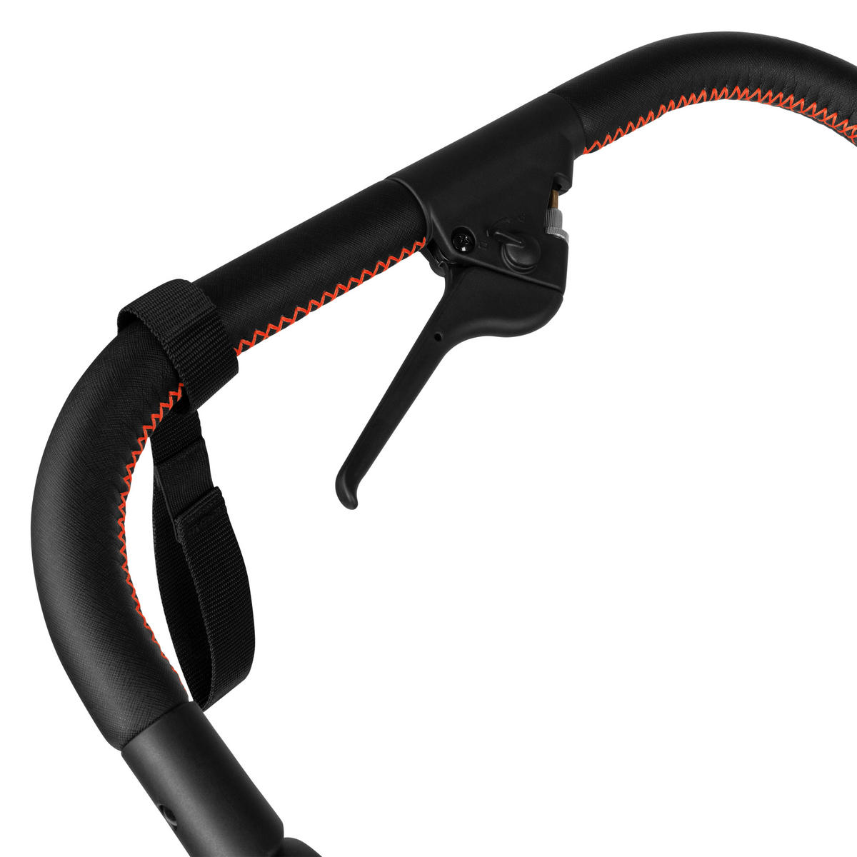 KOMBIKINDERWAGEN  SALSA RUN  CARROT  - Schwarz/Orange, Basics, Textil/Metall (95/63/109cm) - ABC Design