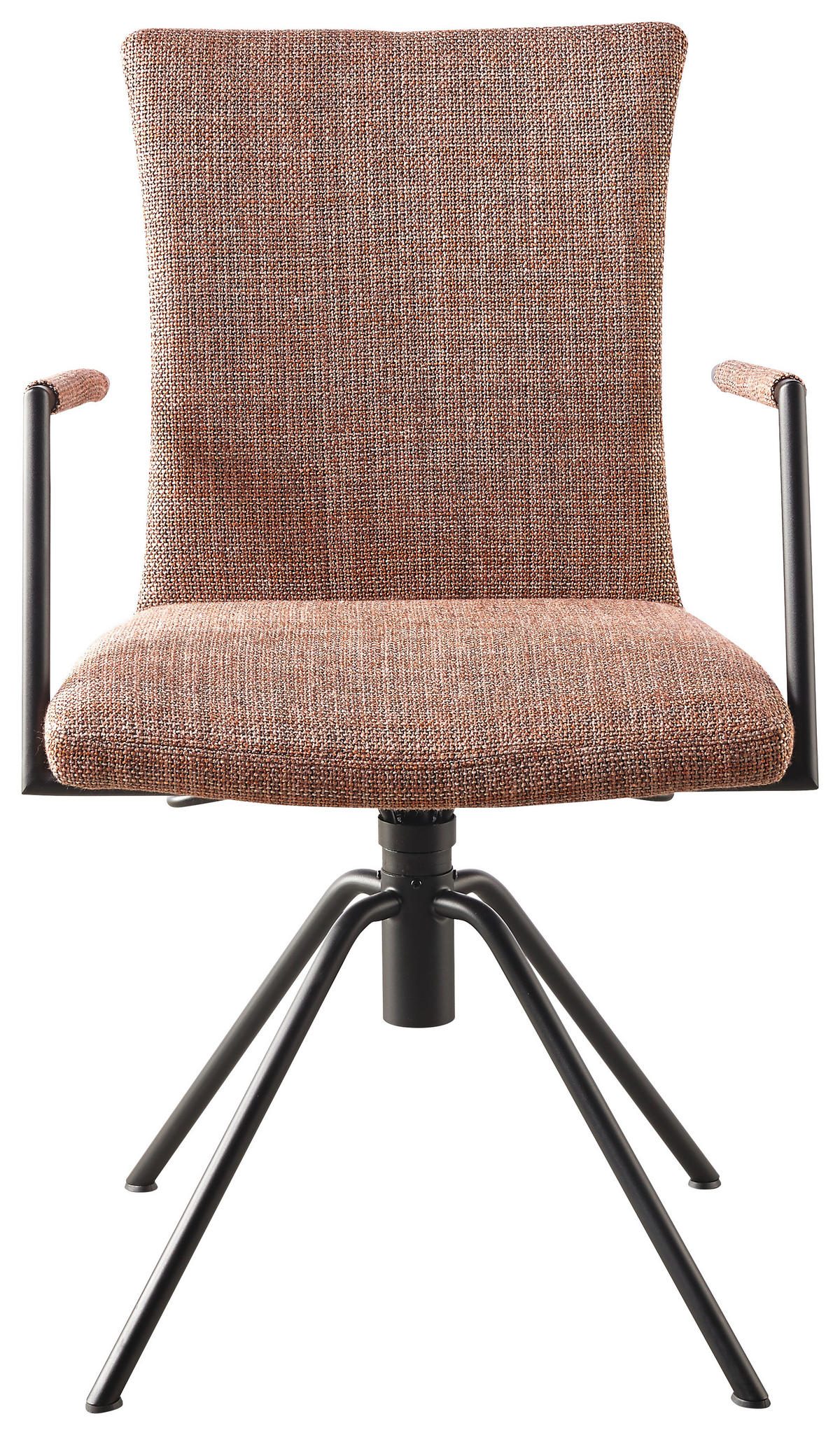 ARMLEHNSTUHL  in Flachgewebe  - Rot/Schwarz, Design, Textil (55/91/58cm) - Musterring