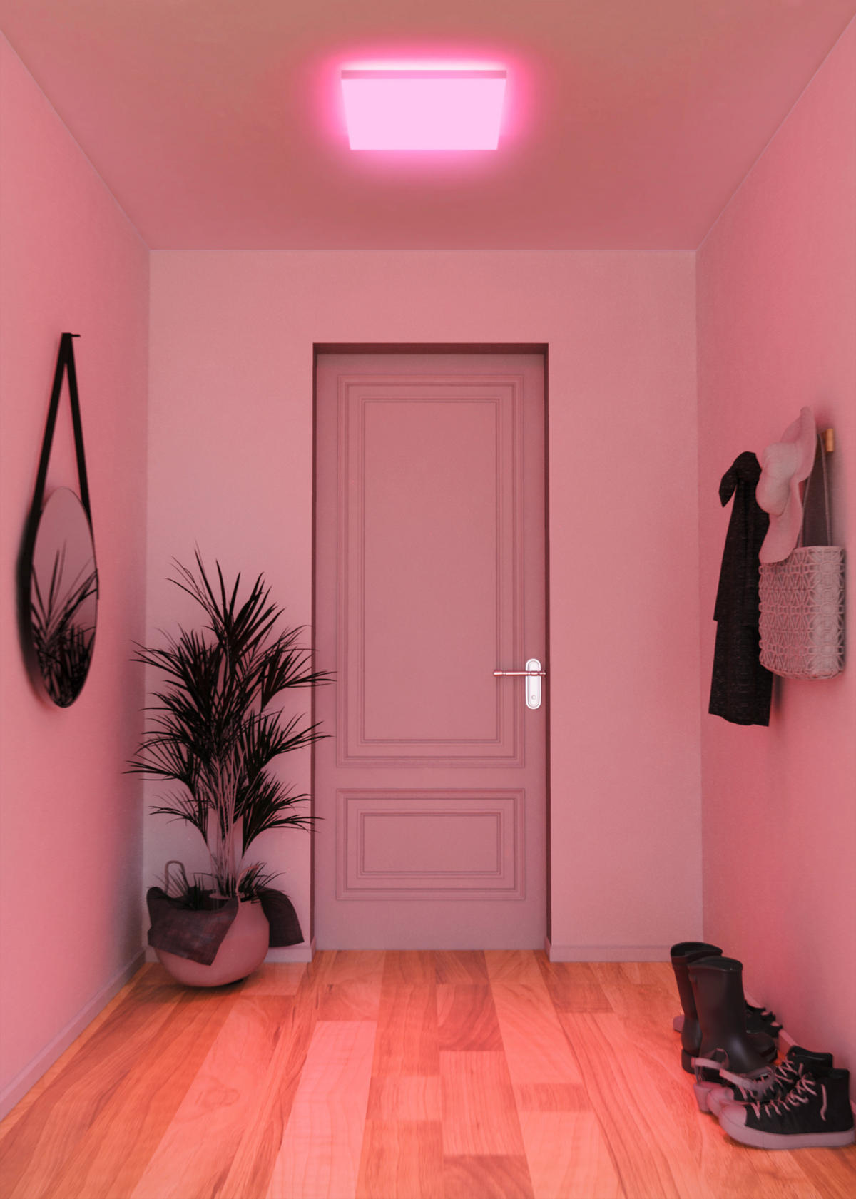 LED Decken-/Wandpanel 60x60 cm TINT  Smart 60/5,9/60 cm   - Weiß, Basics, Kunststoff (60/5,9/60cm) - Tint