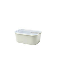 DÓZA NA SKLADOVANIE POTRAVÍN plast  plast 0,700 l - priehľadné/biela, Konventionell, plast (16,7/11,9/7cm) - Mepal