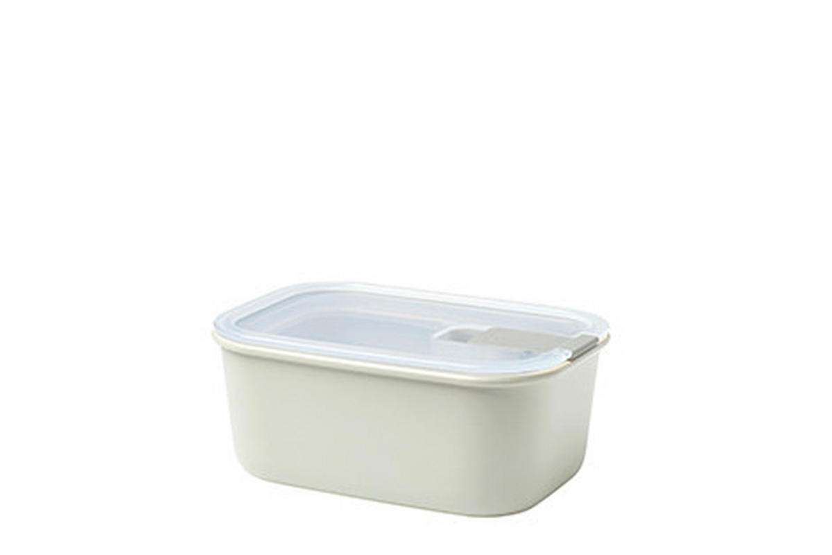 DÓZA NA SKLADOVANIE POTRAVÍN plast  plast 0,700 l - priehľadné/biela, Konventionell, plast (16,7/11,9/7cm) - Mepal