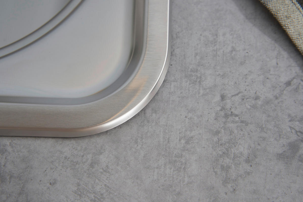 DISKHO 1720DALLAS465X435  - stålfärgad, Basics, metall (46,5/15,5/43,5cm) - Respekta